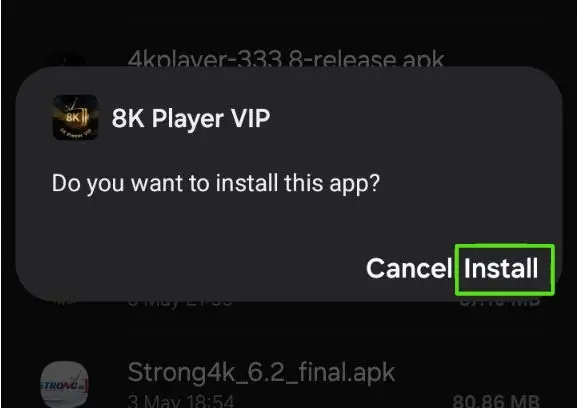 8k player vip